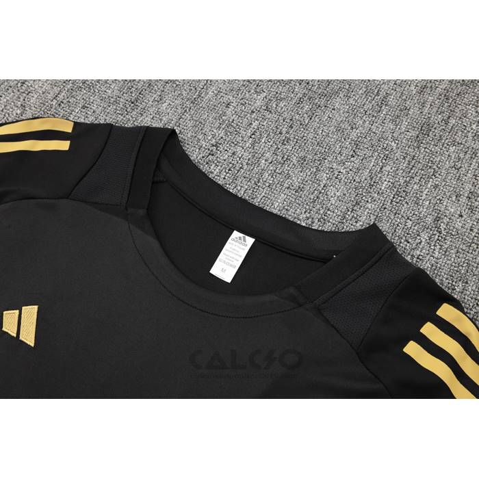 Tuta da Track Real Madrid Manica Corta 2024-2025 Nero - Pantaloncini